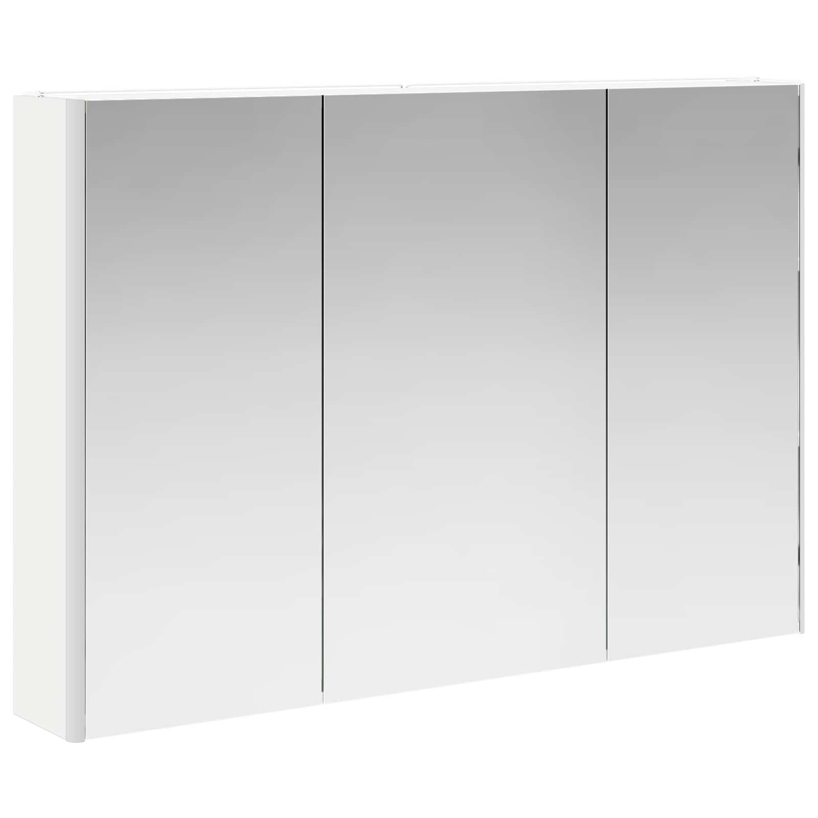Badezimmerspiegelschrank Weiß 103,5 x 15,5 x 70 cm