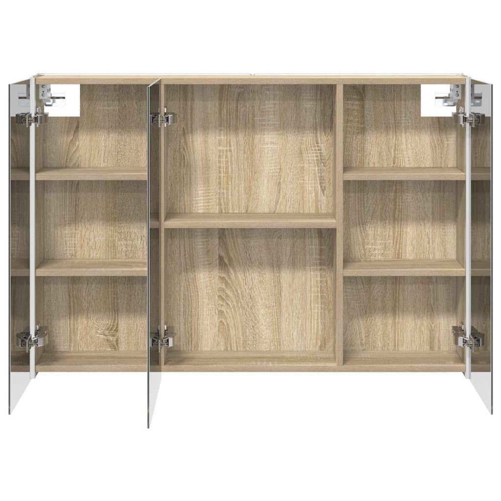 Badezimmerspiegelschrank Sonoma-Eiche 103,5 x 15,5 x 70 cm