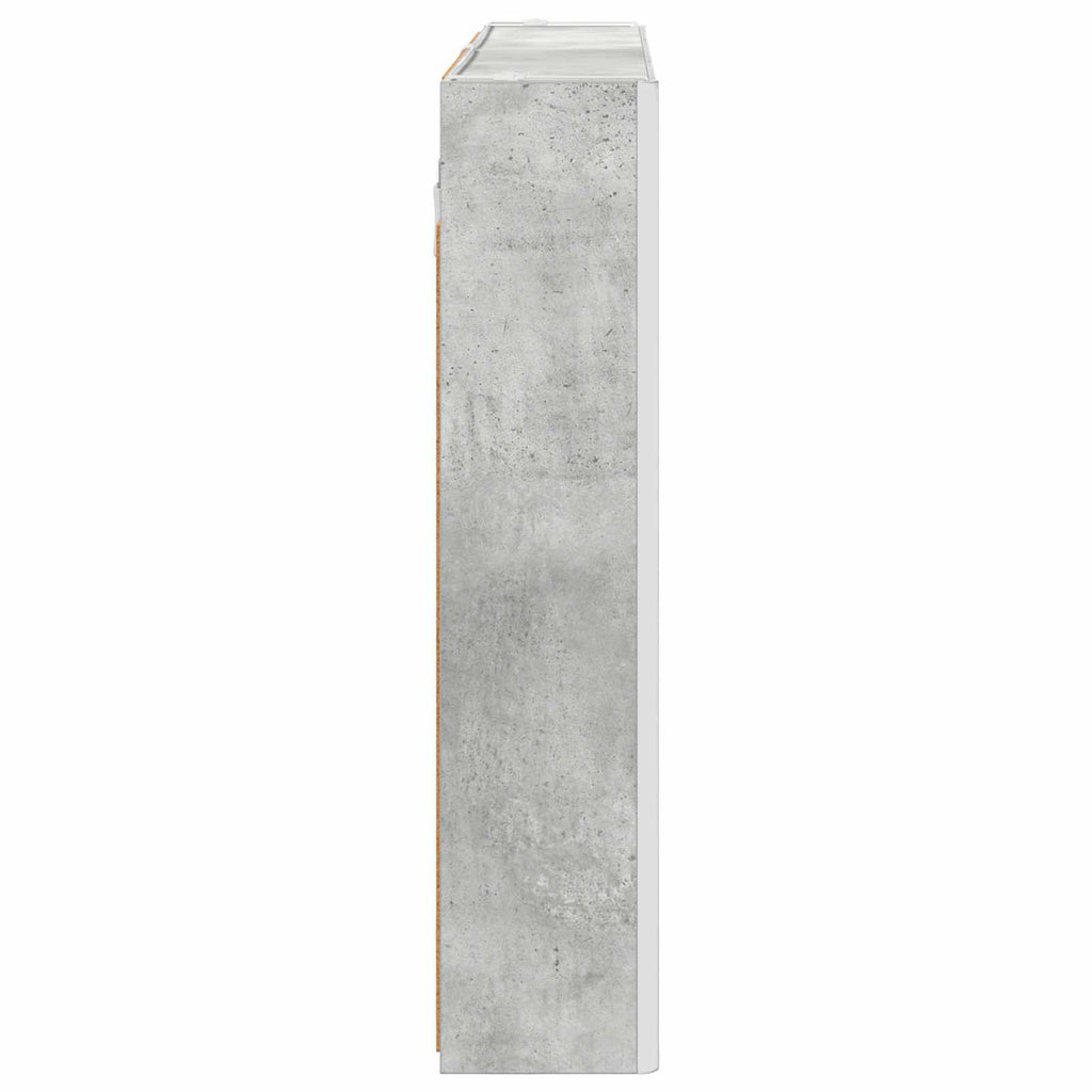 Badezimmerspiegelschrank Beton Grau 103,5 x 15,5 x 70 cm