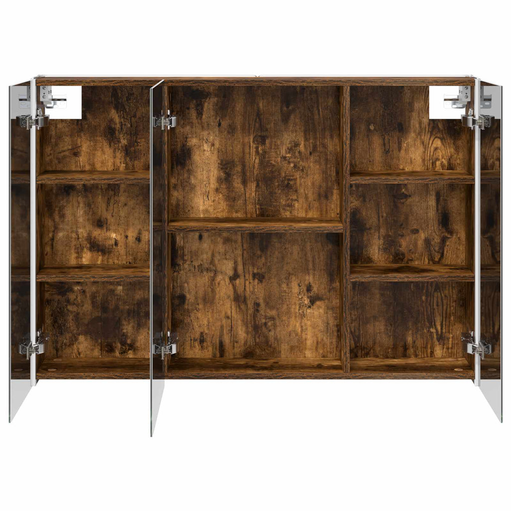 Badezimmerspiegelschrank Geräucherte Eiche 103,5 x 15,5 x 70 cm