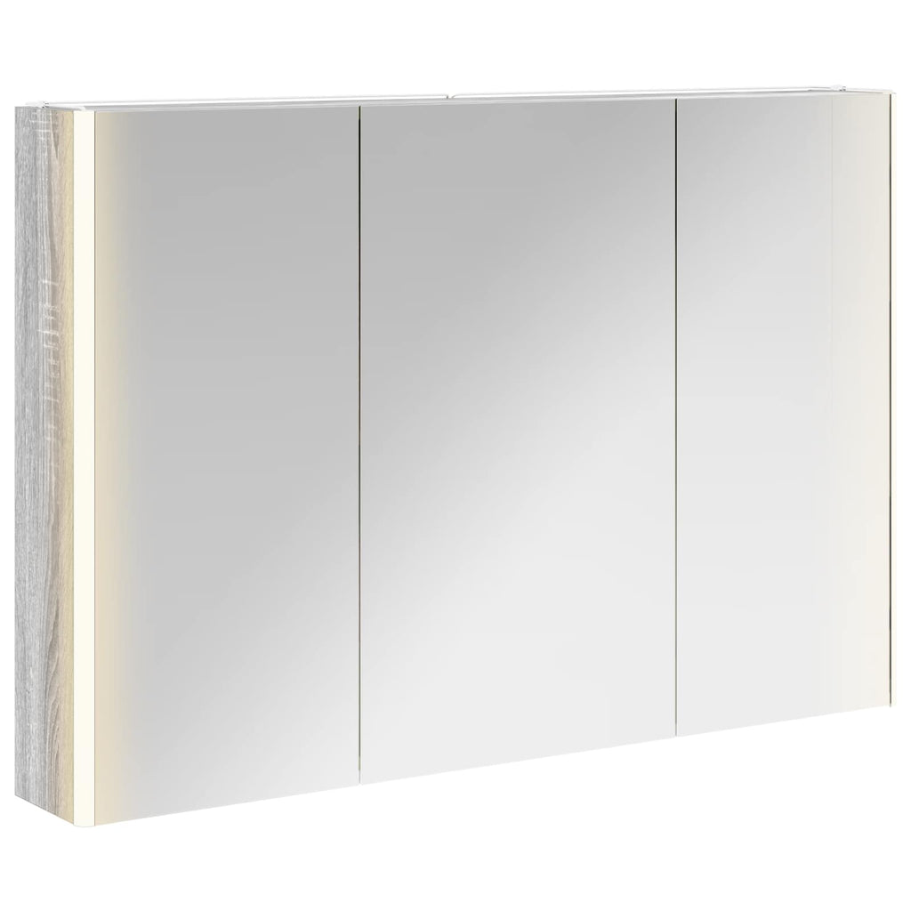 Badezimmerspiegelschrank Graues Sonoma 103,5 x 15,5 x 70 cm