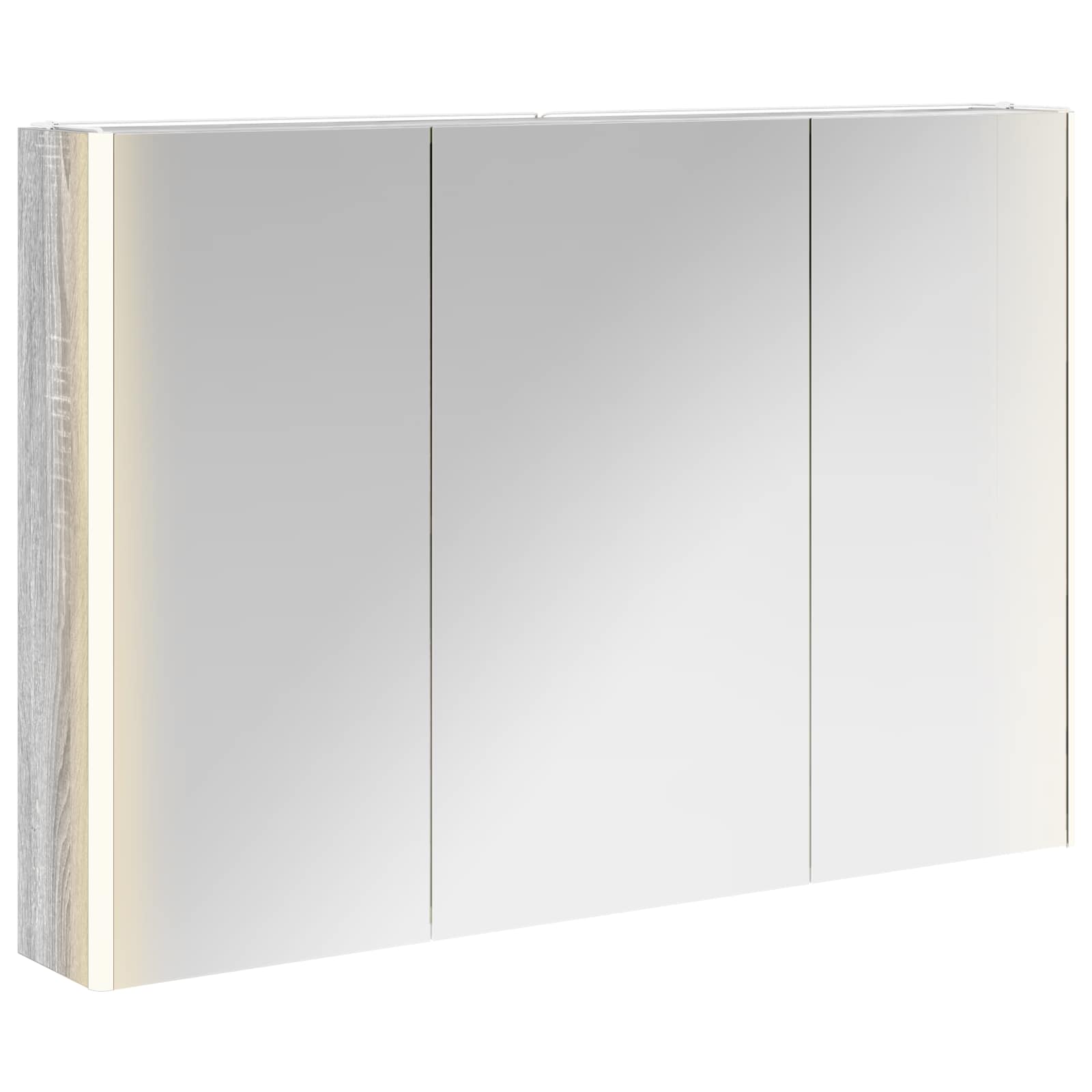 Badezimmerspiegelschrank Graues Sonoma 103,5 x 15,5 x 70 cm