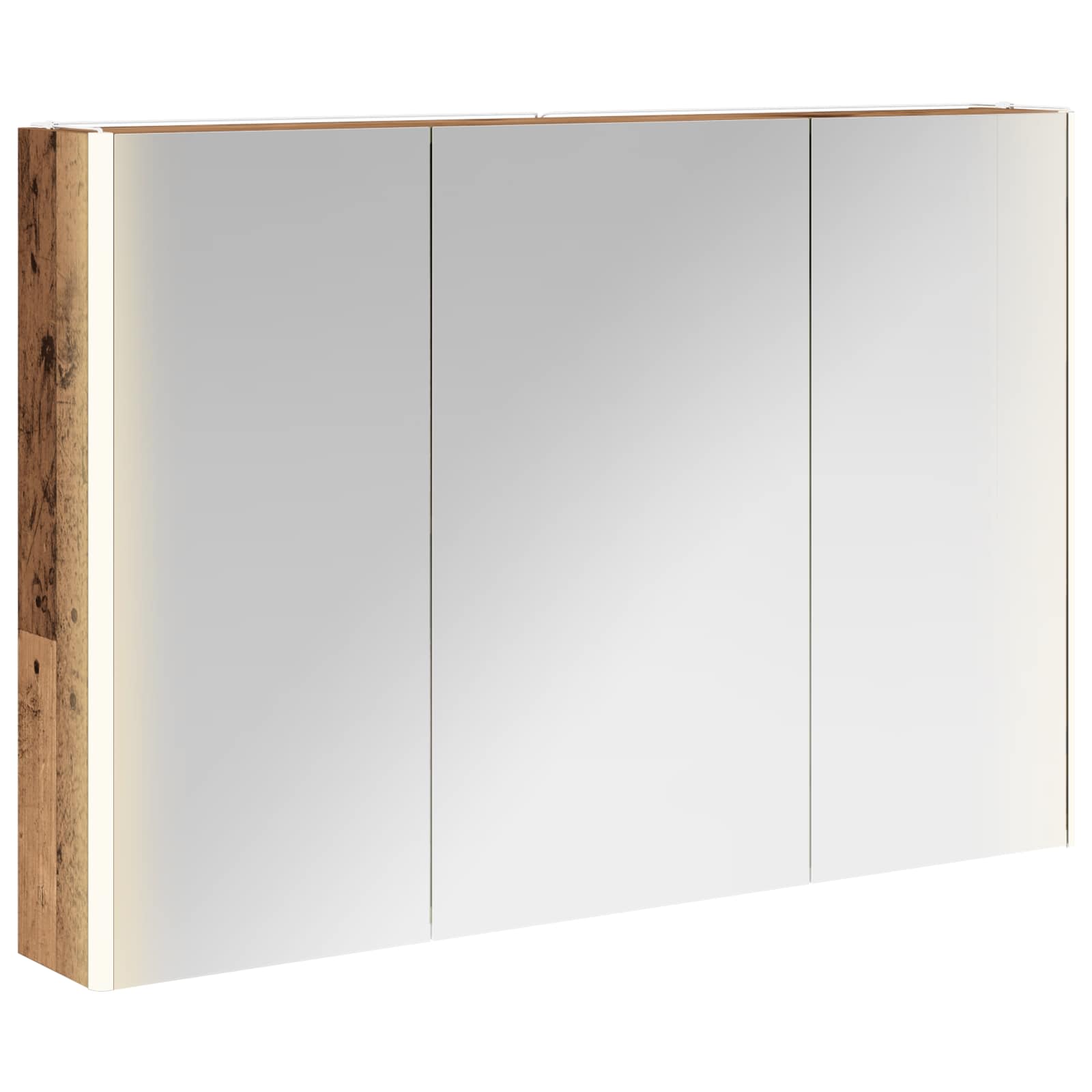 Badezimmerspiegelschrank Altholz 103,5 x 15,5 x 70 cm