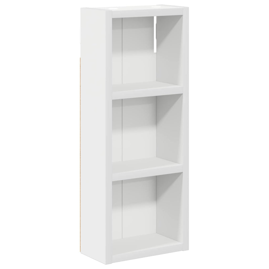 Badezimmer-Wandschrank Weiß 20 x 10 x 50 cm Holzwerkstoff