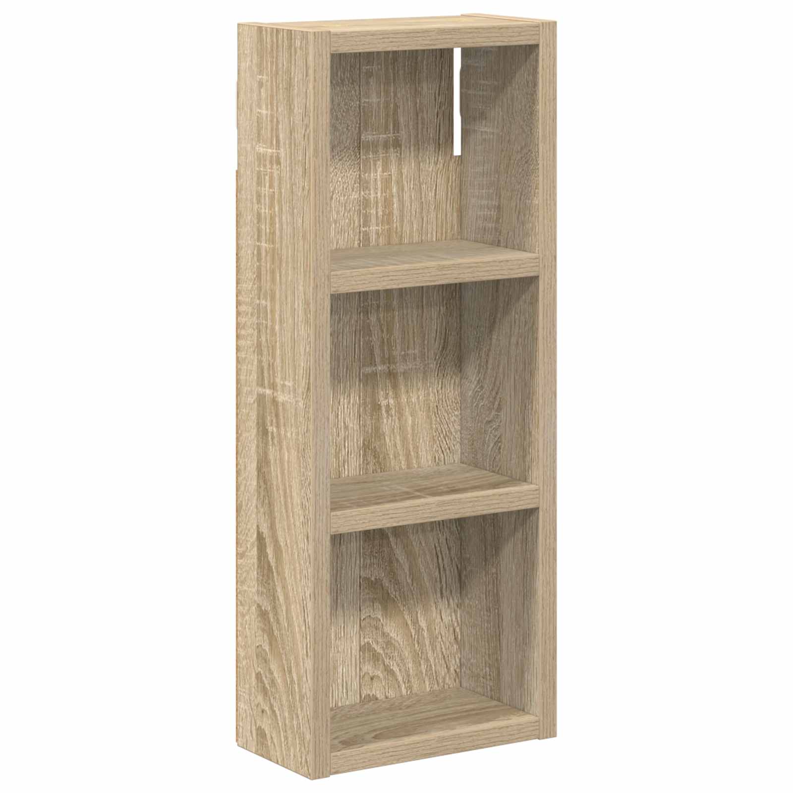 Badezimmer-Wandschrank mit Regal Sonoma-Eiche 20 x 10 x 50 cm
