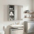 Badezimmer-Wandschrank Betongrau 20 x 10 x 50 cm Holzwerkstoff