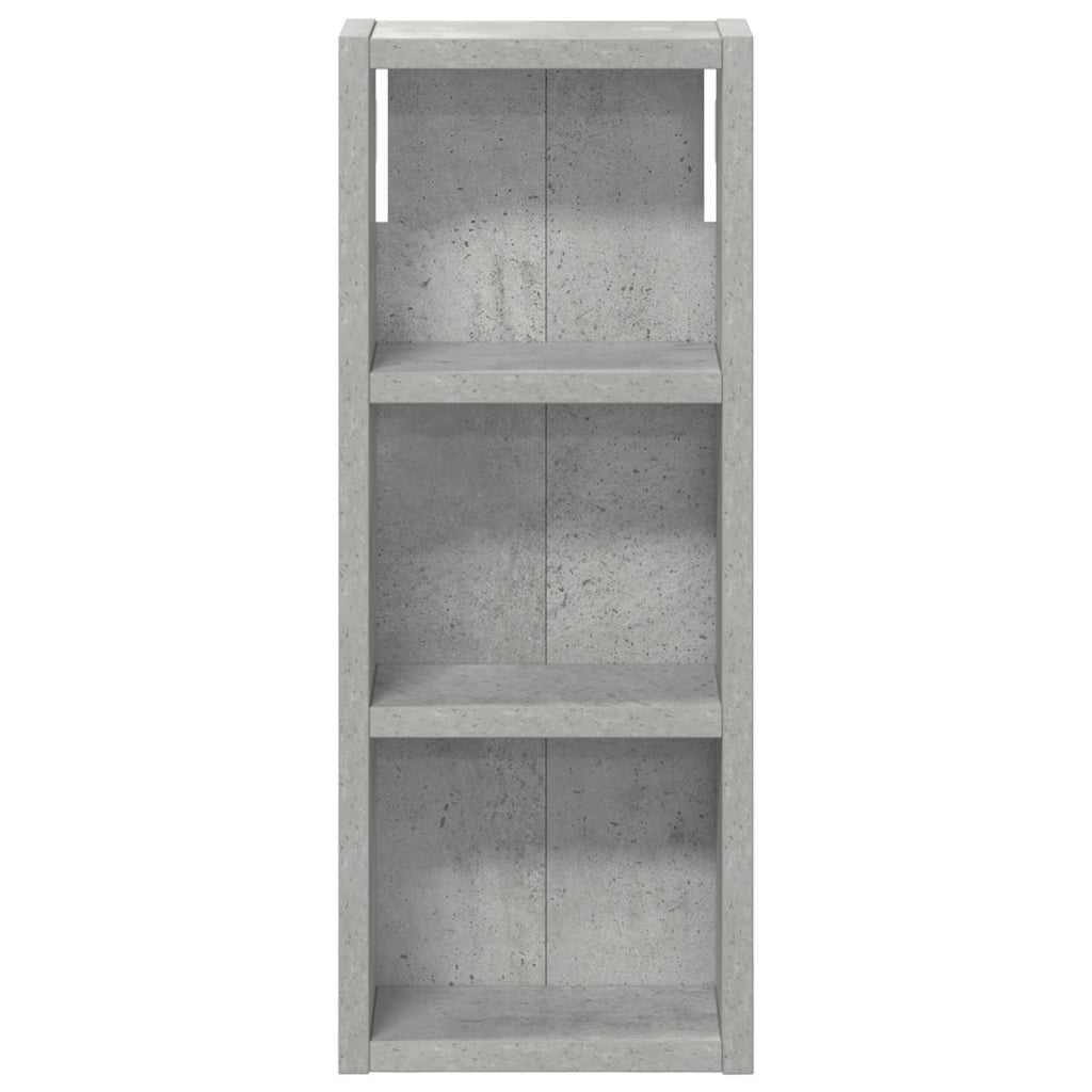 Badezimmer-Wandschrank Betongrau 20 x 10 x 50 cm Holzwerkstoff