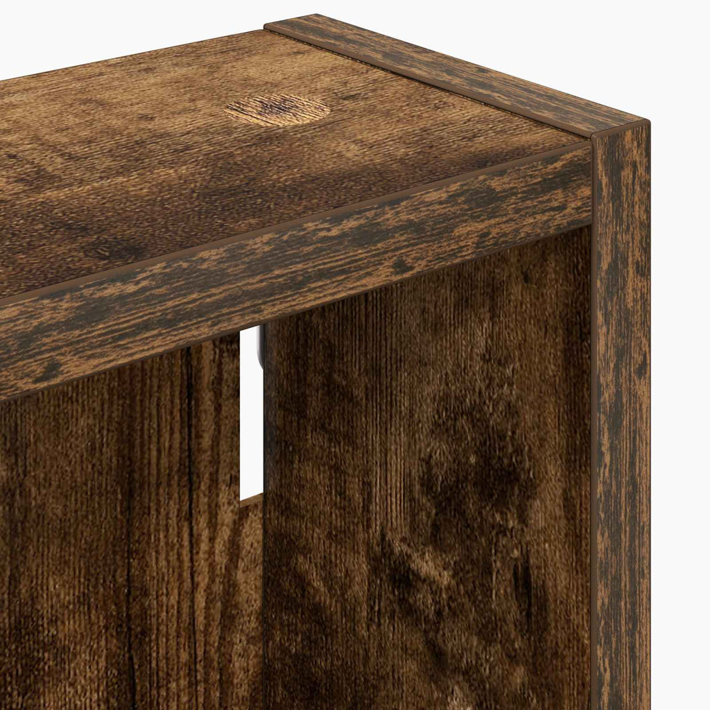 Badezimmer-Wandschrank Geräucherte Eiche 20 x 10 x 50 cm