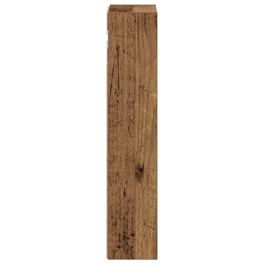 Badezimmer-Wandschrank Altholz 20 x 10 x 50 cm Holzwerkstoff