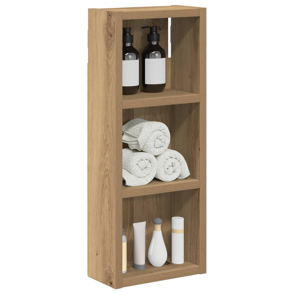 Badezimmer-Wandschrank Kunsthandwerk Eiche 20 x 10 x 50 cm