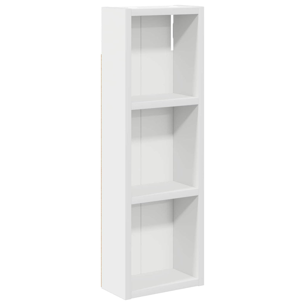 Badezimmer-Wandschrank Weiß 20 x 10 x 60,5 cm Holzwerkstoff