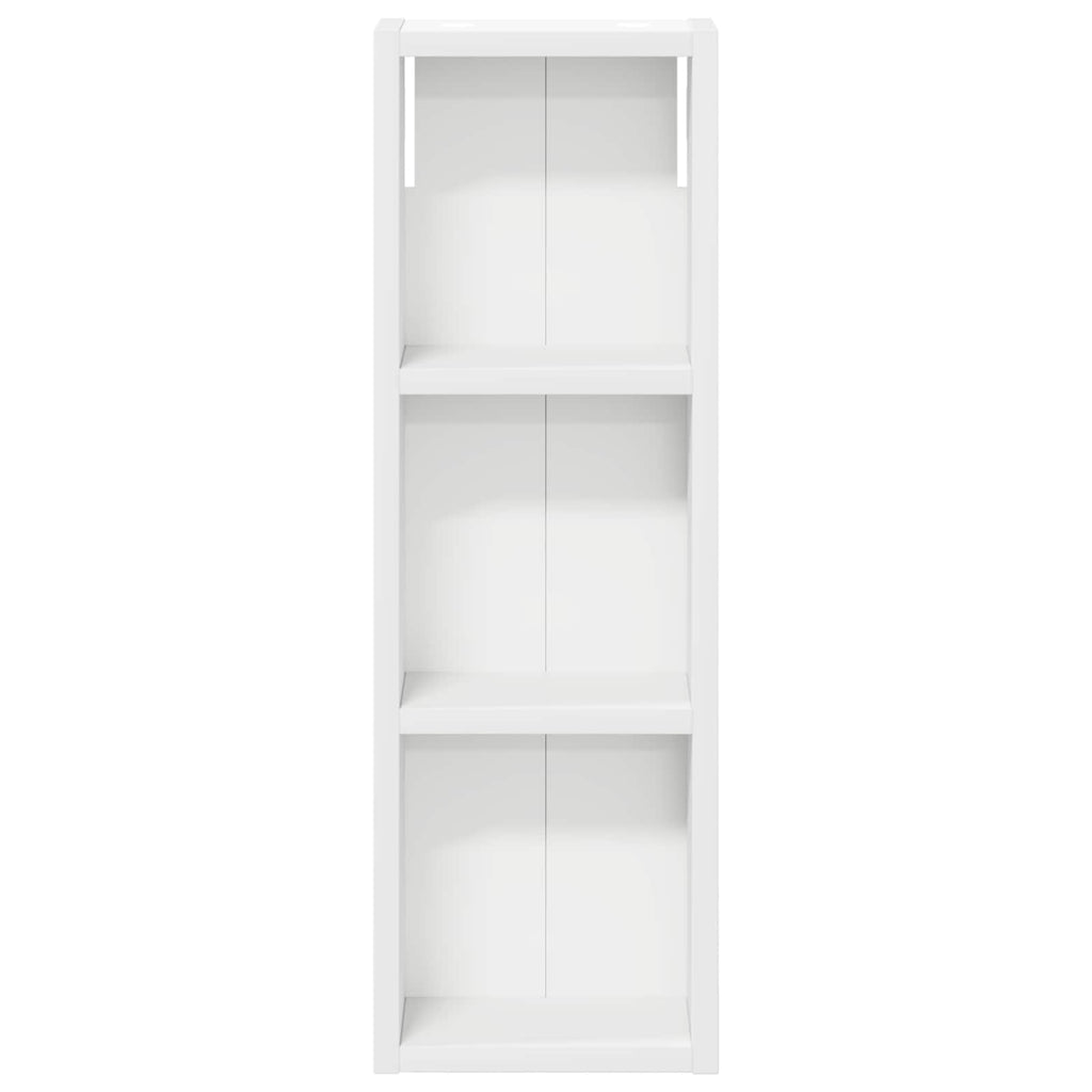 Badezimmer-Wandschrank Weiß 20 x 10 x 60,5 cm Holzwerkstoff