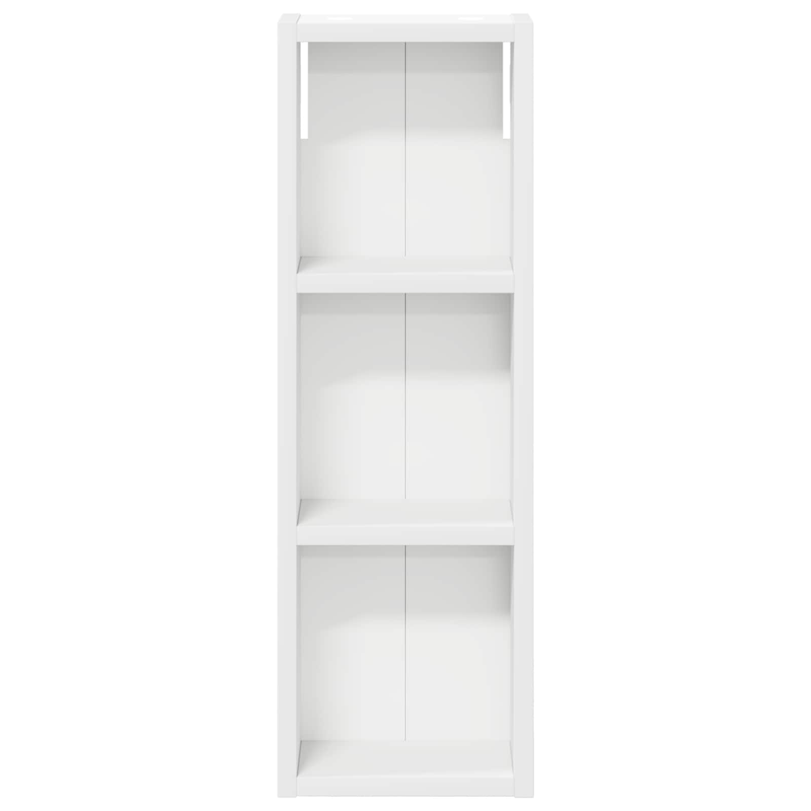 Badezimmer-Wandschrank Weiß 20 x 10 x 60,5 cm Holzwerkstoff