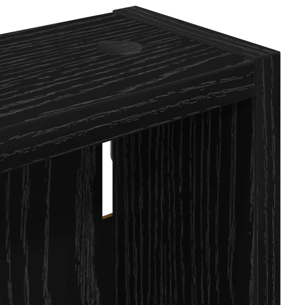 Badezimmer-Wandschrank Schwarze Eiche 20 x 10 x 60,5 cm