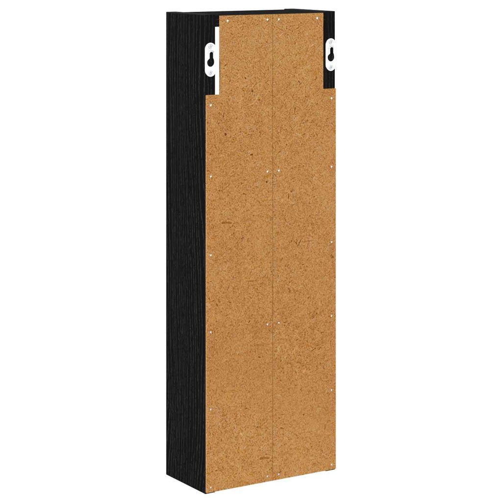 Badezimmer-Wandschrank Schwarze Eiche 20 x 10 x 60,5 cm