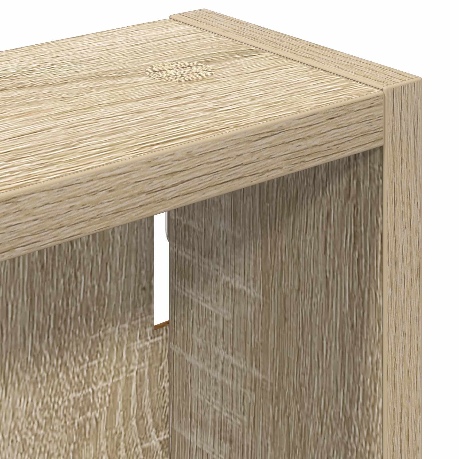 Badezimmer-Wandschrank mit Regal Sonoma-Eiche 20 x 10 x 60,5 cm