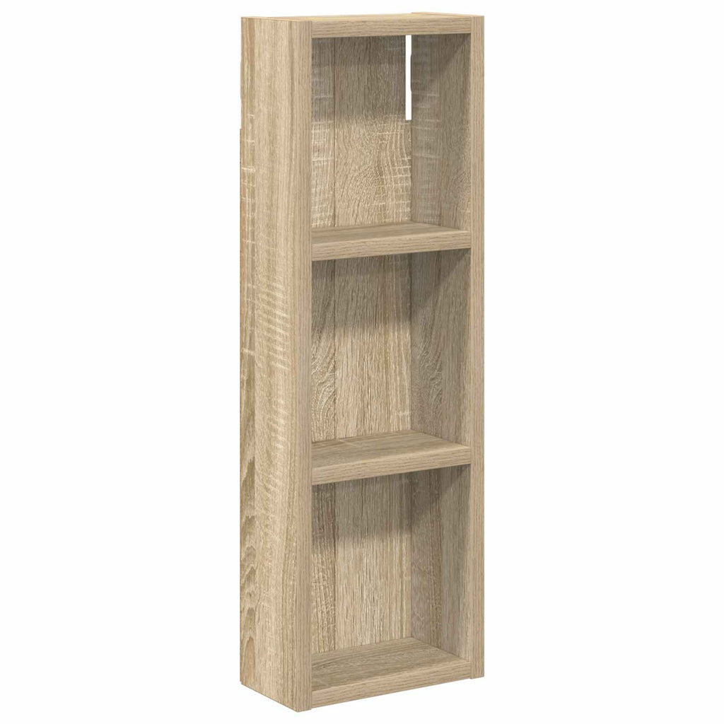 Badezimmer-Wandschrank mit Regal Sonoma-Eiche 20 x 10 x 60,5 cm