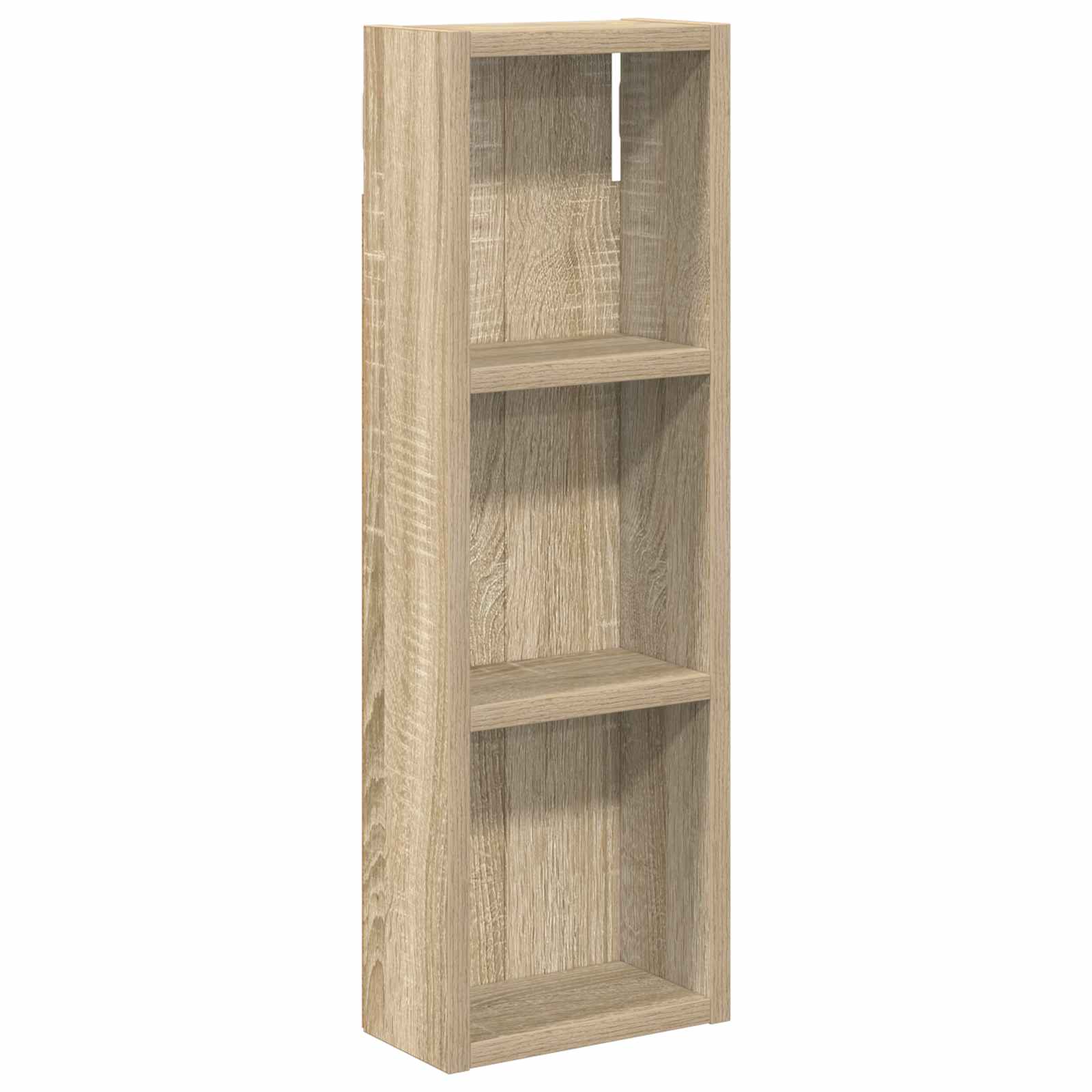 Badezimmer-Wandschrank mit Regal Sonoma-Eiche 20 x 10 x 60,5 cm