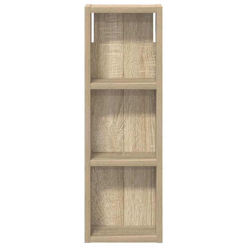 Badezimmer-Wandschrank mit Regal Sonoma-Eiche 20 x 10 x 60,5 cm