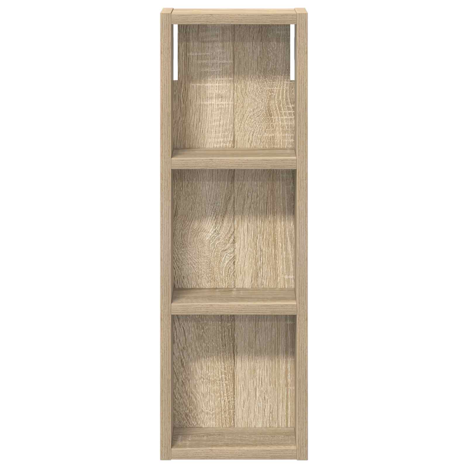 Badezimmer-Wandschrank mit Regal Sonoma-Eiche 20 x 10 x 60,5 cm