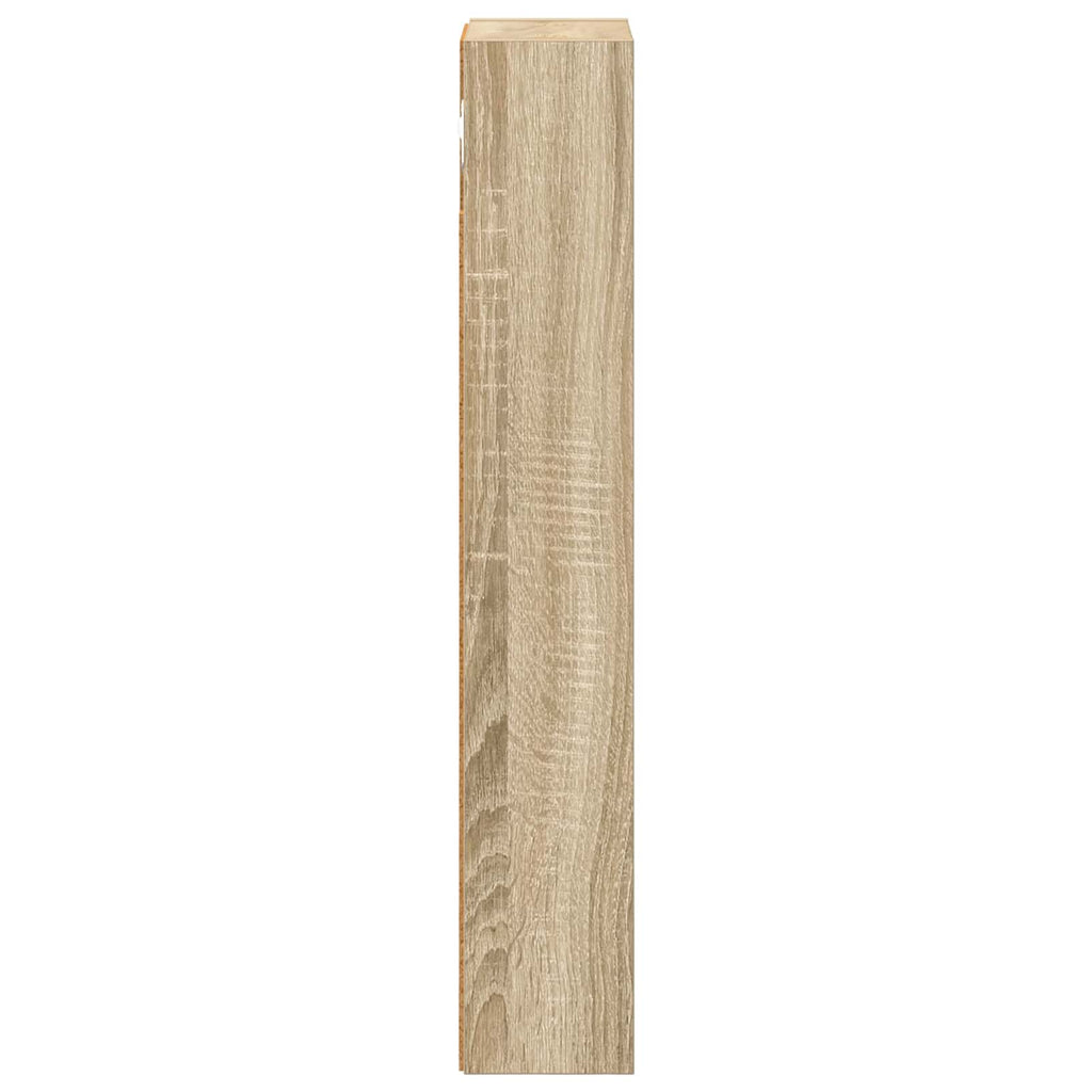 Badezimmer-Wandschrank mit Regal Sonoma-Eiche 20 x 10 x 60,5 cm