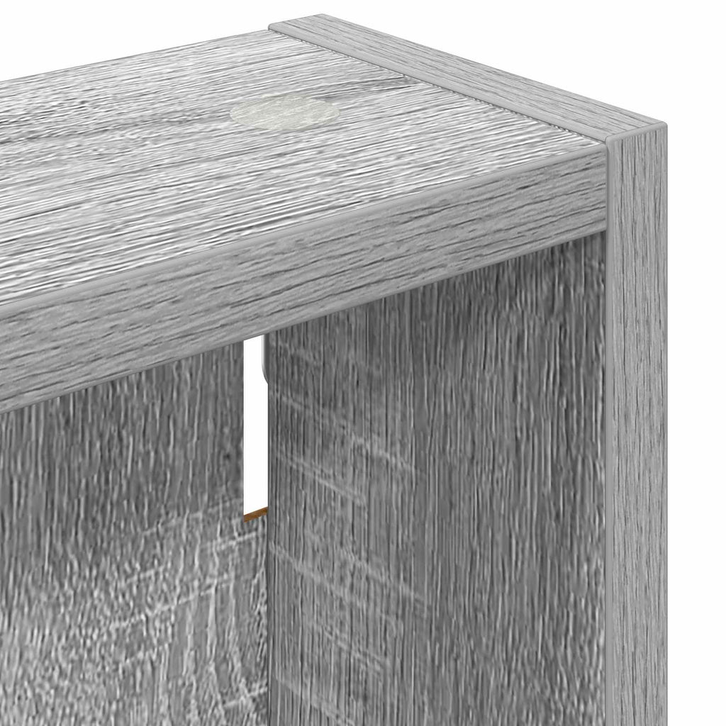 Badezimmer-Wandschrank Graues Sonoma 20 x 10 x 60,5 cm