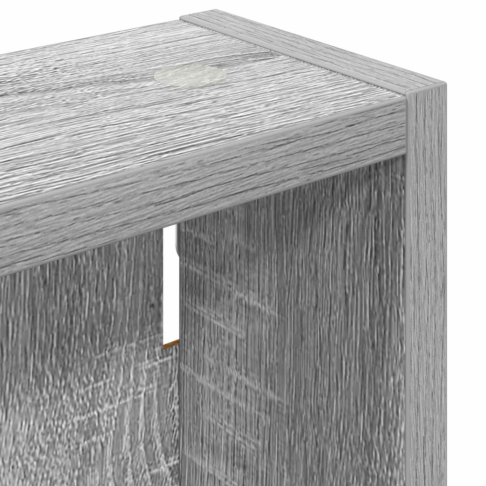 Badezimmer-Wandschrank Graues Sonoma 20 x 10 x 60,5 cm