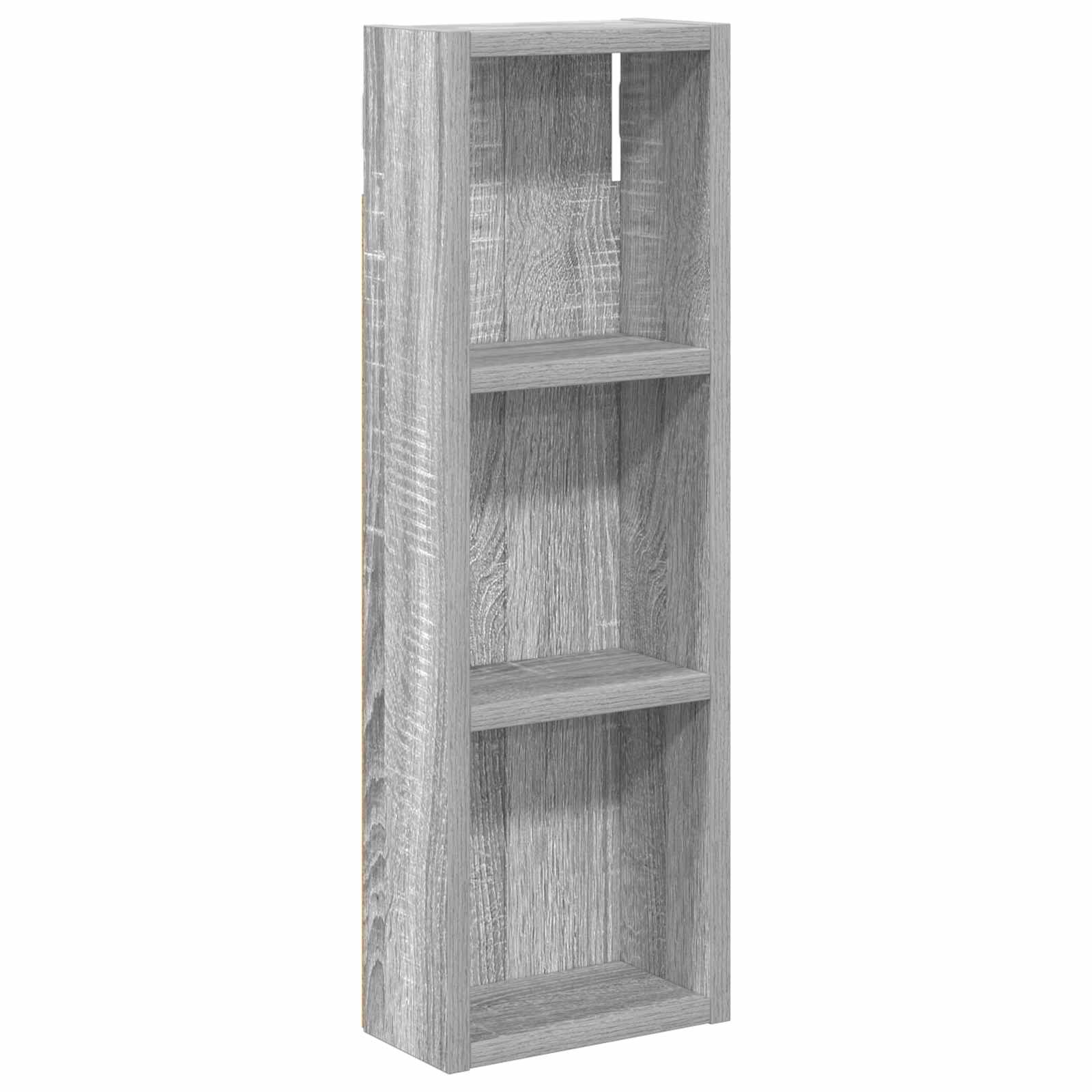 Badezimmer-Wandschrank Graues Sonoma 20 x 10 x 60,5 cm