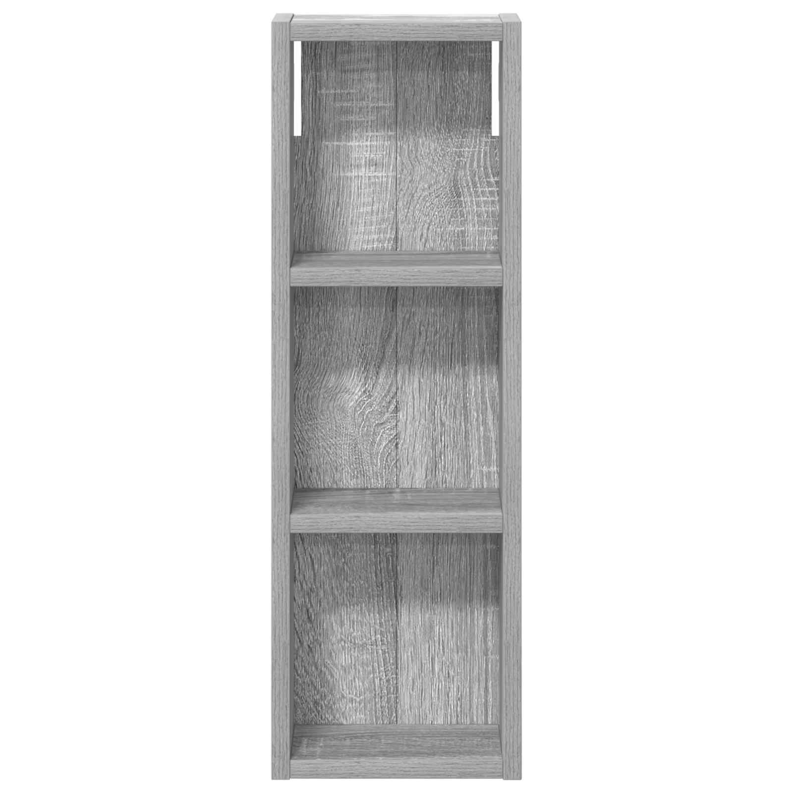 Badezimmer-Wandschrank Graues Sonoma 20 x 10 x 60,5 cm