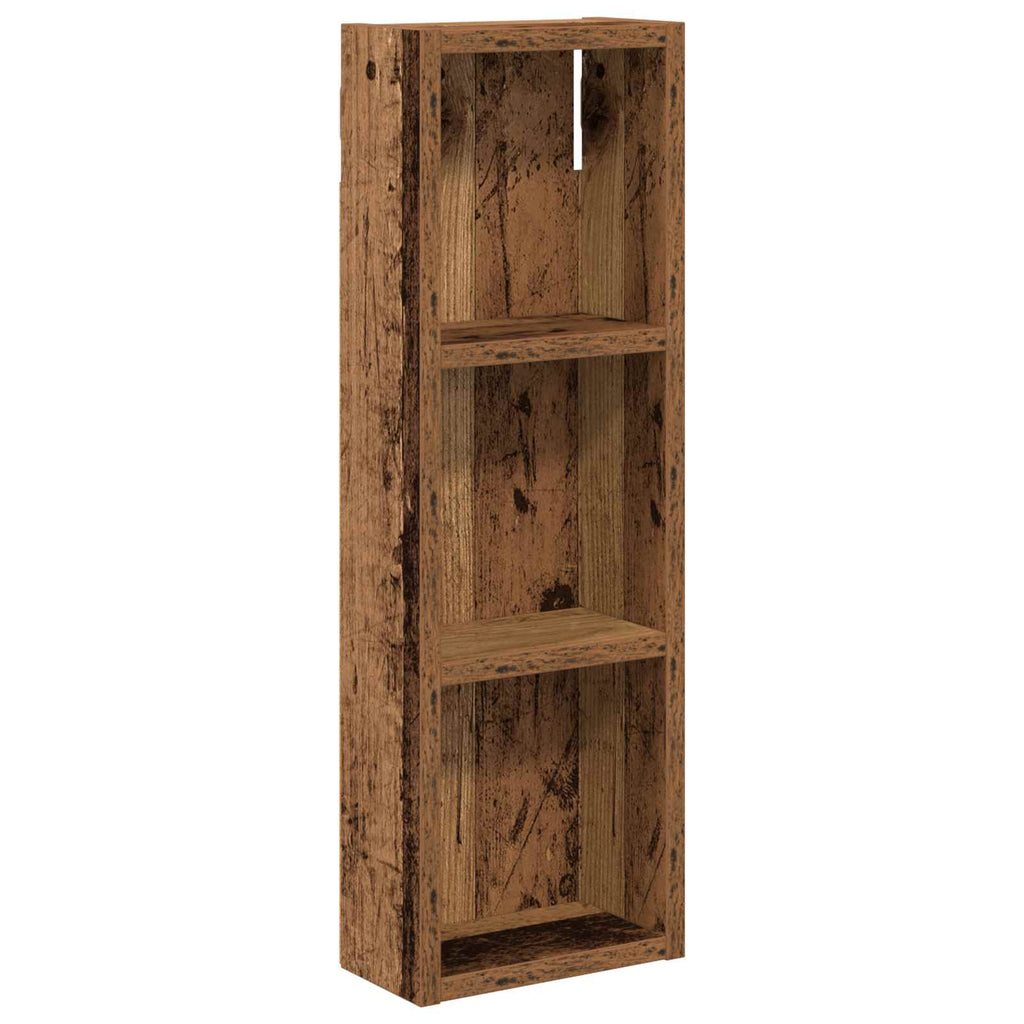 Badezimmer-Wandschrank Altholz 20 x 10 x 60,5 cm Holzwerkstoff