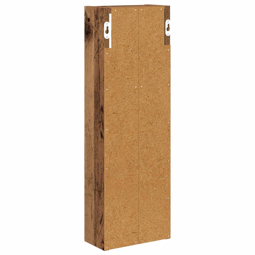 Badezimmer-Wandschrank Altholz 20 x 10 x 60,5 cm Holzwerkstoff