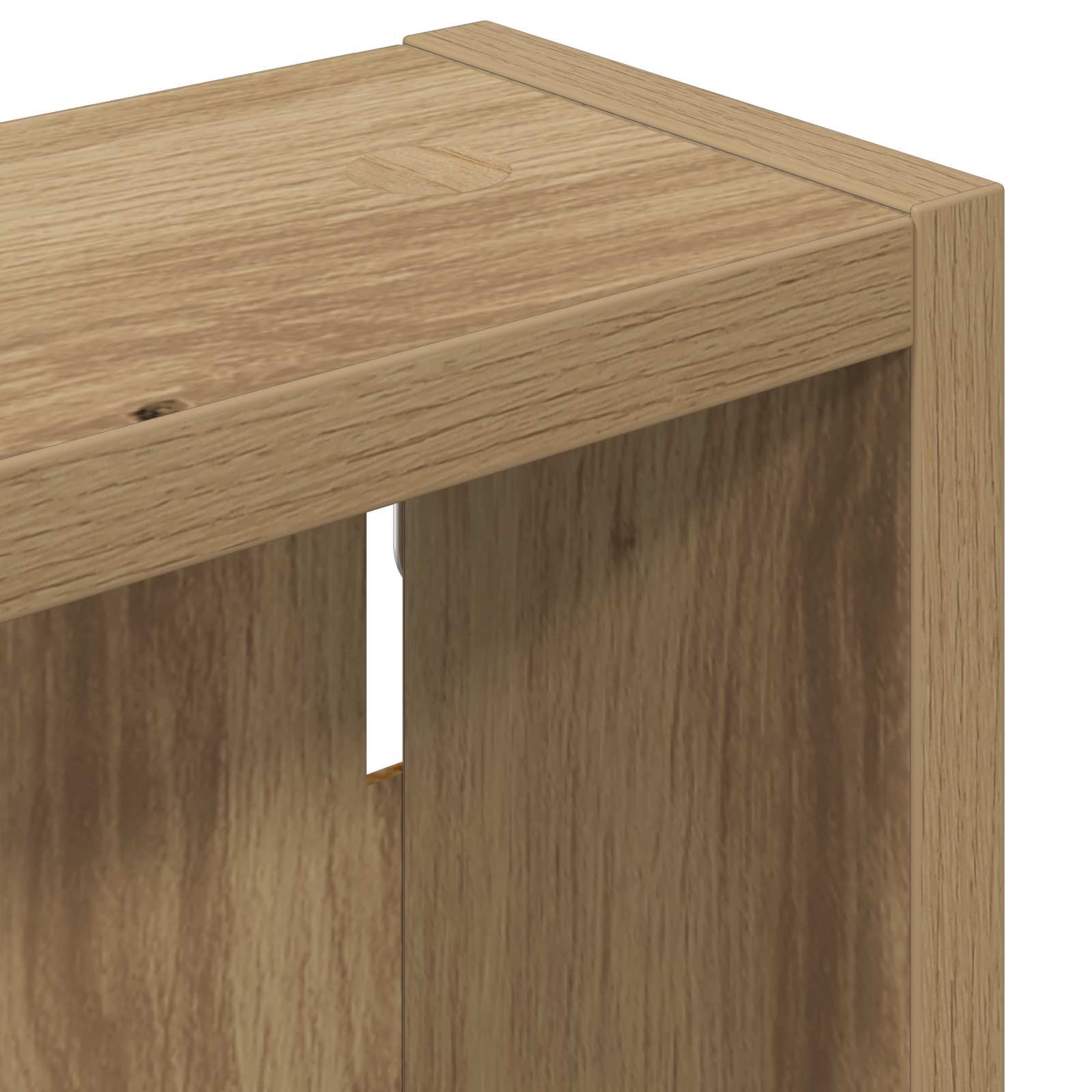 Badezimmer-Wandschrank Kunsthandwerk Eiche 20 x 10 x 60,5 cm