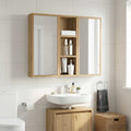 Badezimmer-Wandschrank Kunsthandwerk Eiche 20 x 10 x 60,5 cm