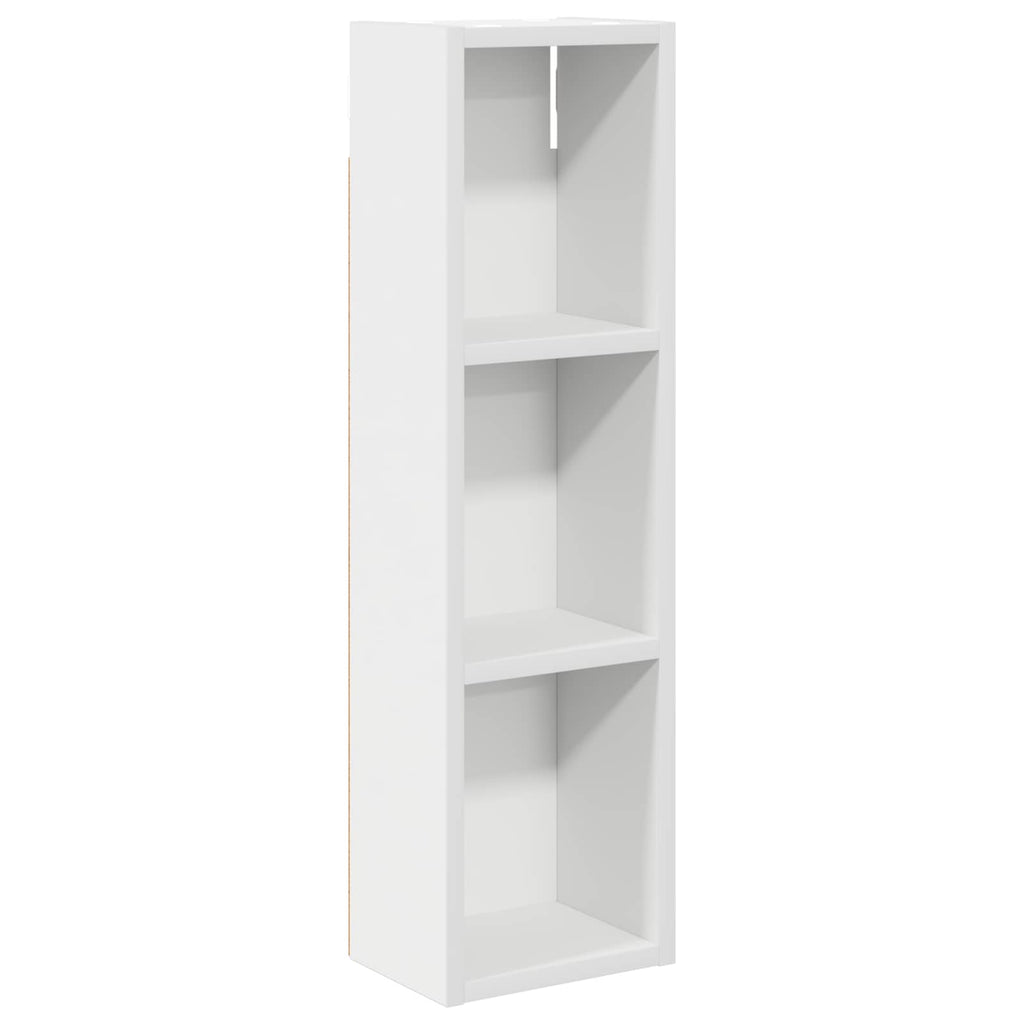 Badezimmer-Wandschrank Weiß 20 x 14 x 70 cm Holzwerkstoff