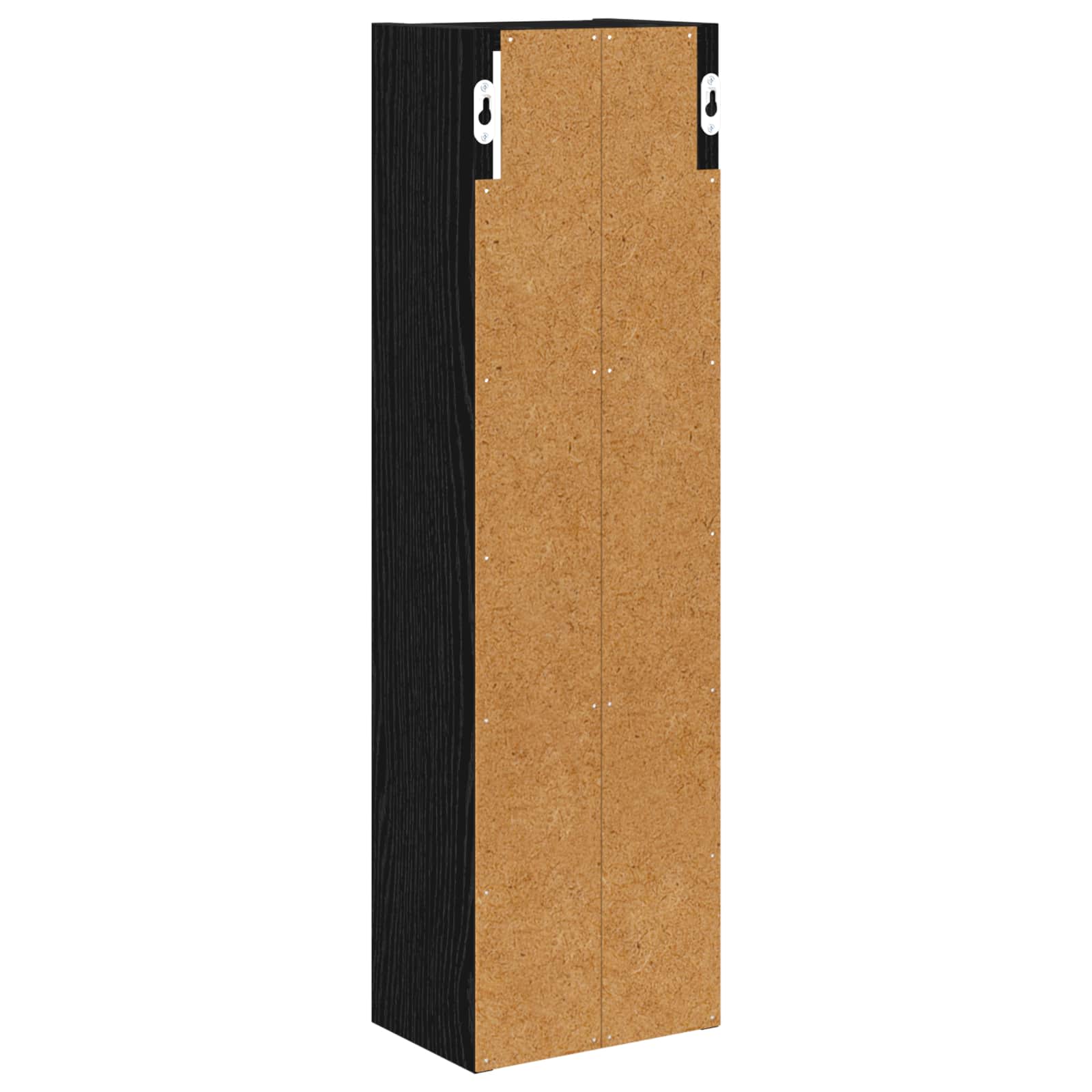 Badezimmer-Wandschrank mit Regal Schwarze Eiche 20 x 14 x 70 cm