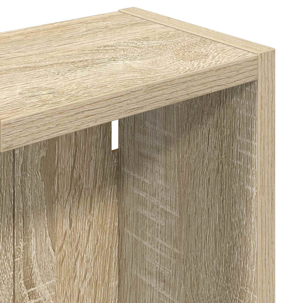 Badezimmer-Wandschrank mit Regal Sonoma-Eiche 20 x 14 x 70 cm