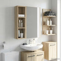 Badezimmer-Wandschrank mit Regal Sonoma-Eiche 20 x 14 x 70 cm
