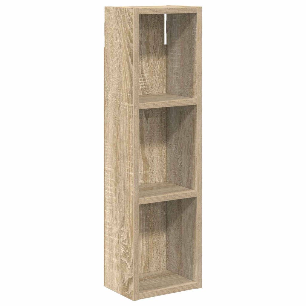 Badezimmer-Wandschrank mit Regal Sonoma-Eiche 20 x 14 x 70 cm