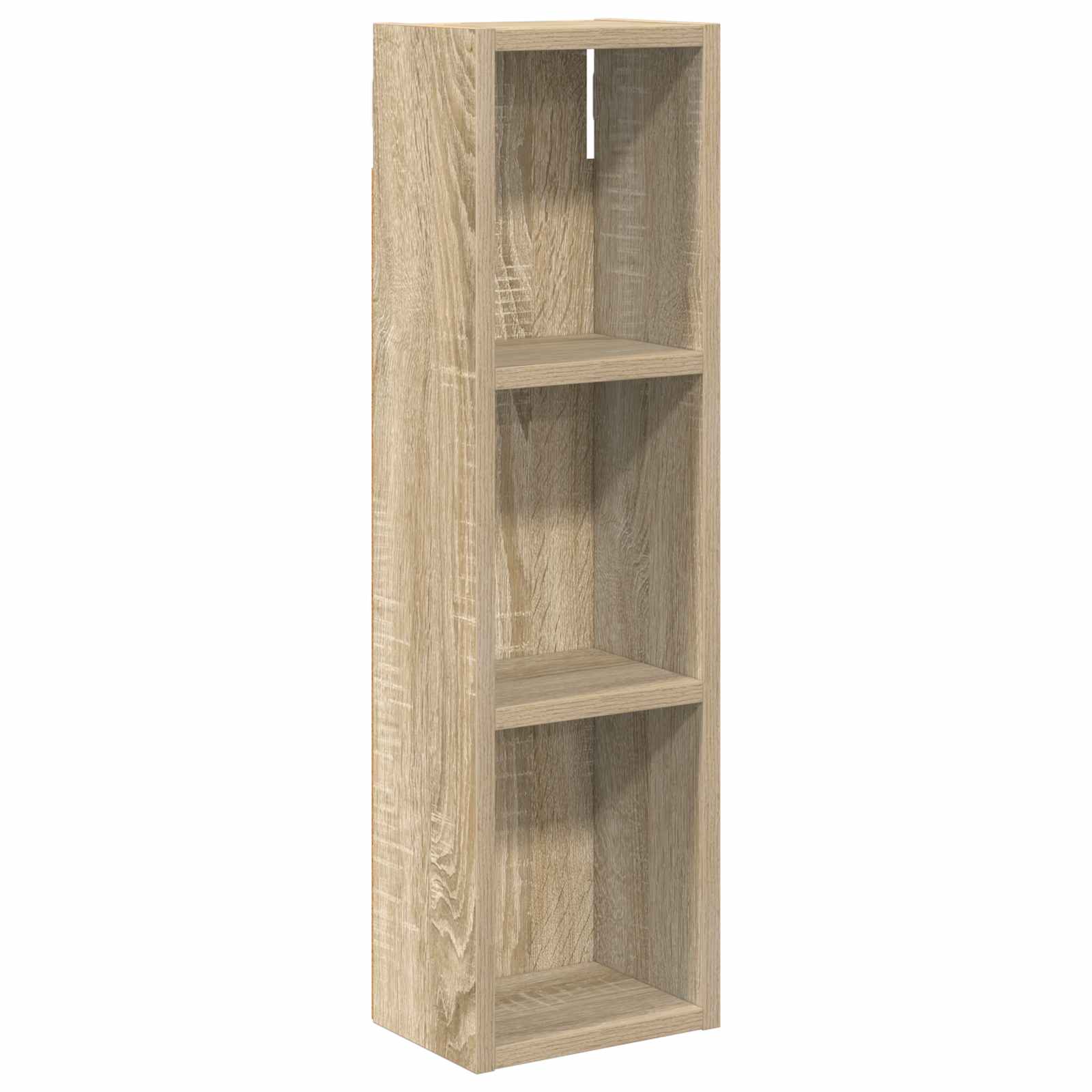 Badezimmer-Wandschrank mit Regal Sonoma-Eiche 20 x 14 x 70 cm