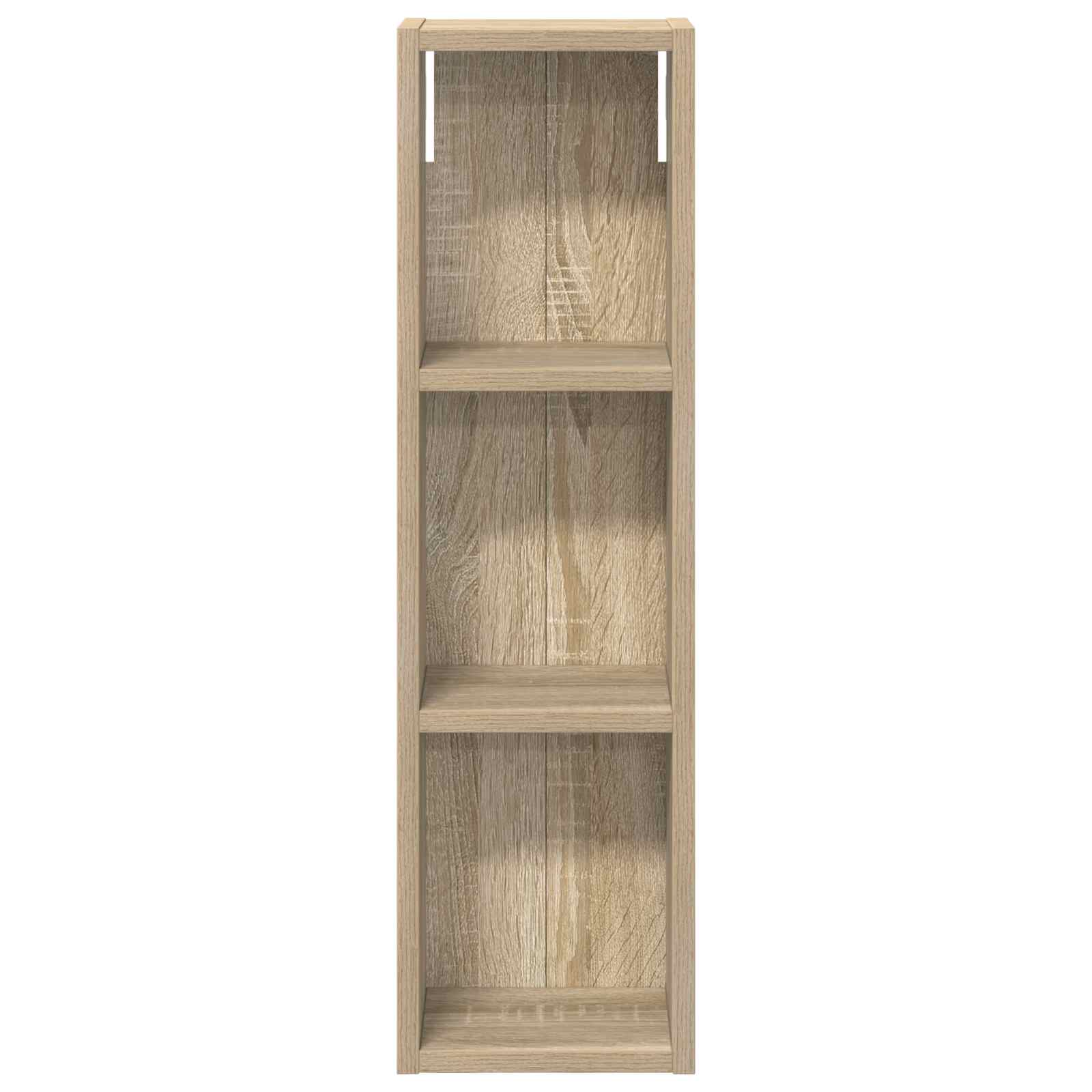 Badezimmer-Wandschrank mit Regal Sonoma-Eiche 20 x 14 x 70 cm