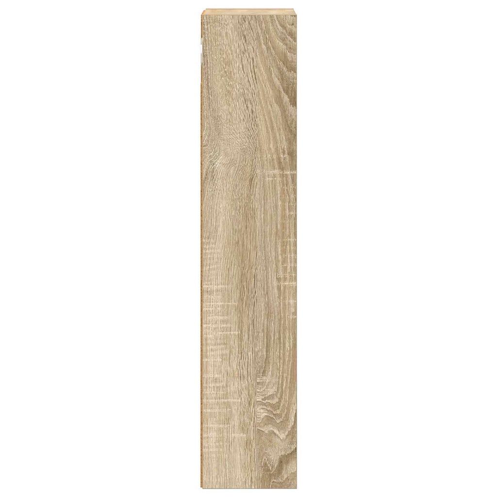 Badezimmer-Wandschrank mit Regal Sonoma-Eiche 20 x 14 x 70 cm