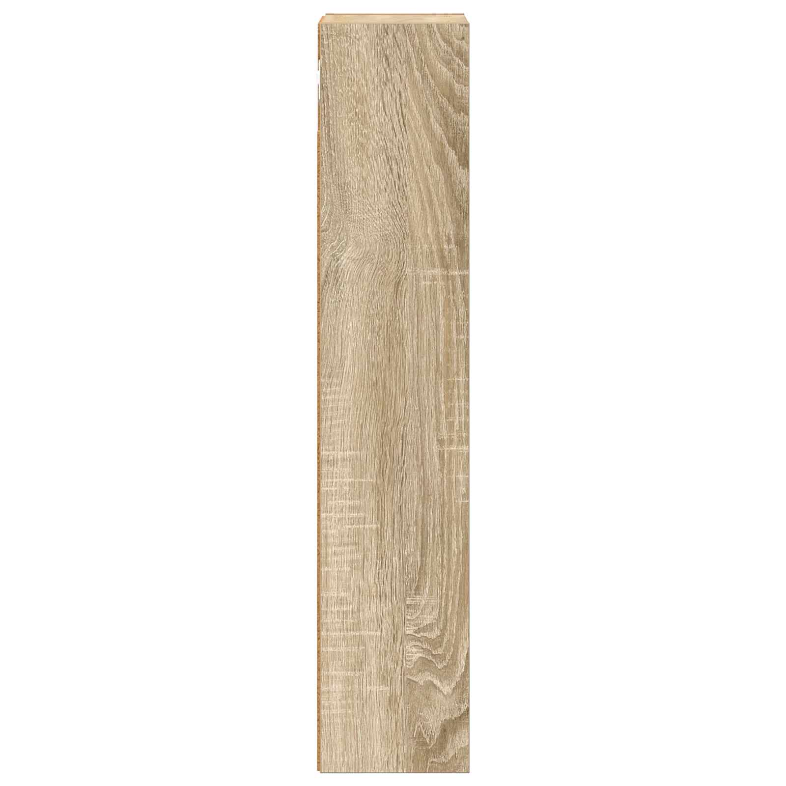 Badezimmer-Wandschrank mit Regal Sonoma-Eiche 20 x 14 x 70 cm