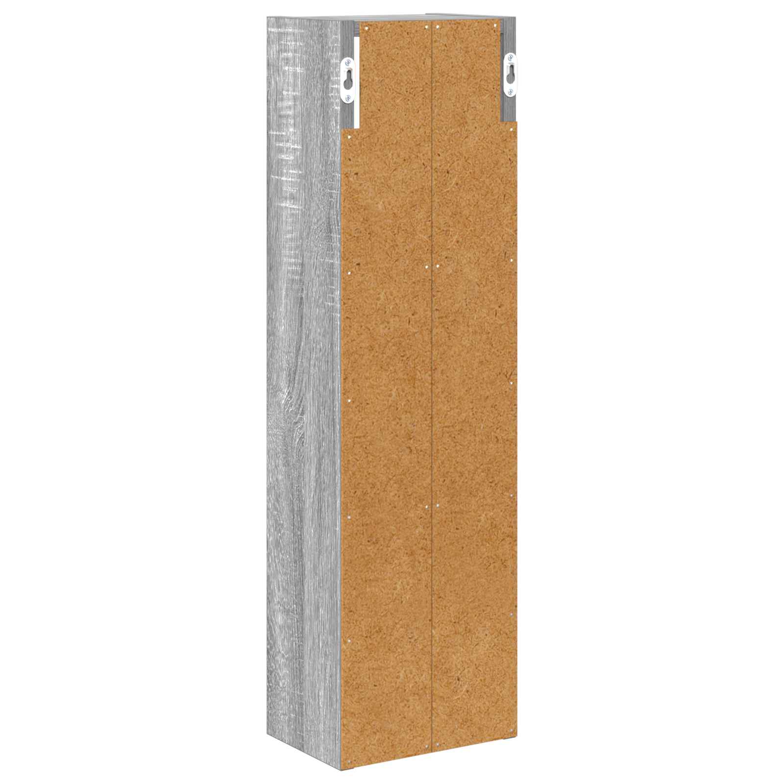 Badezimmer-Wandschrank mit Regal Graues Sonoma 20 x 14 x 70 cm