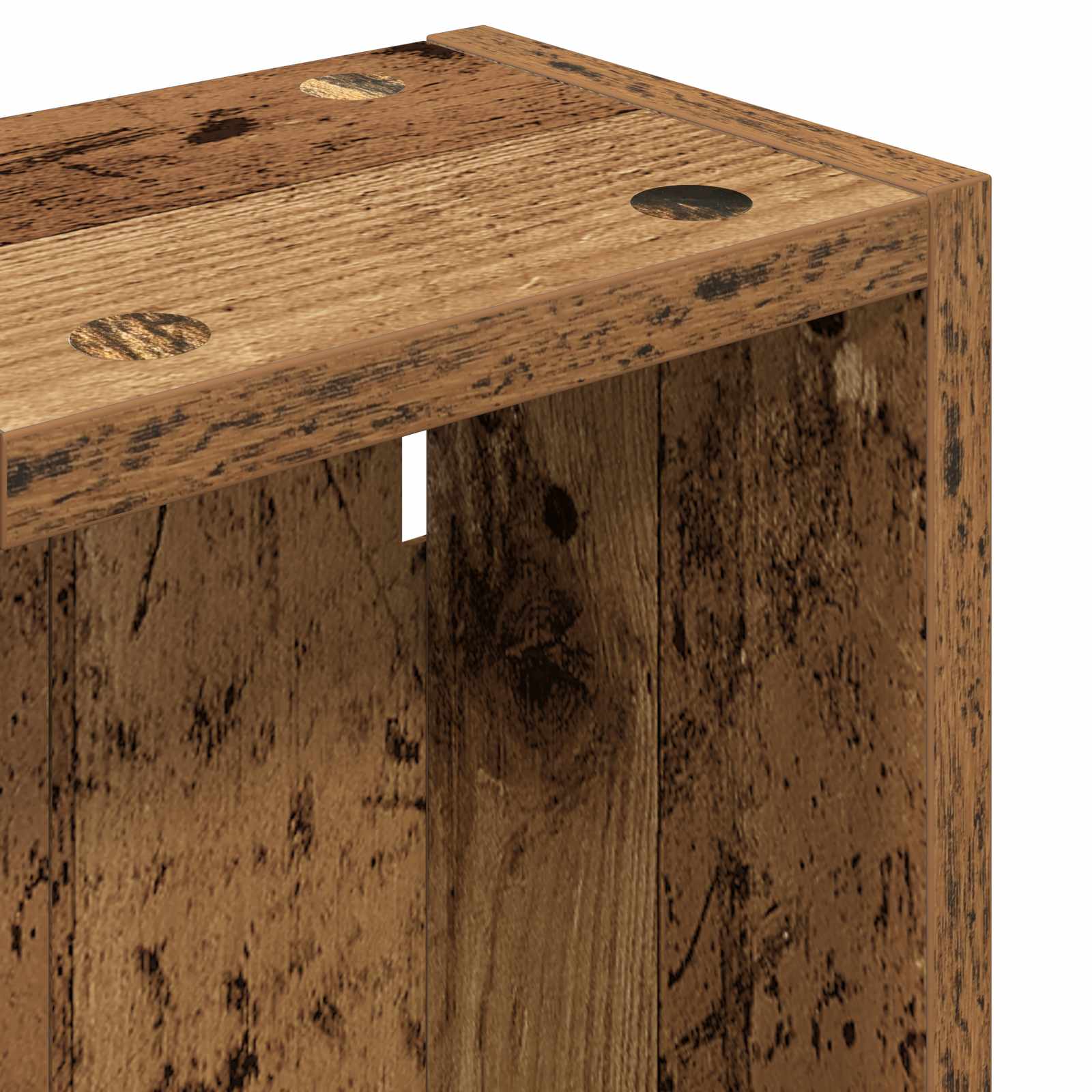 Badezimmer-Wandschrank Altholz 20 x 14 x 70 cm Holzwerkstoff