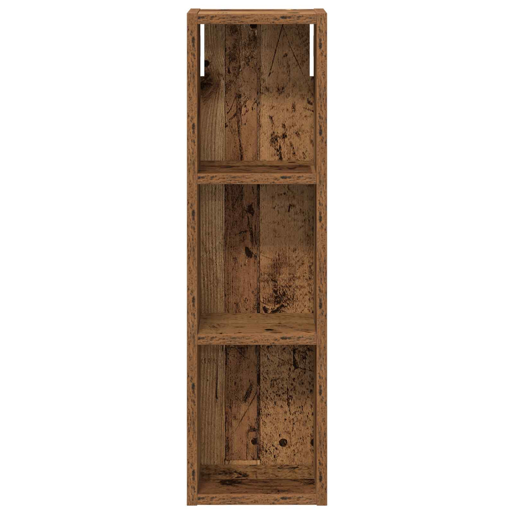 Badezimmer-Wandschrank Altholz 20 x 14 x 70 cm Holzwerkstoff