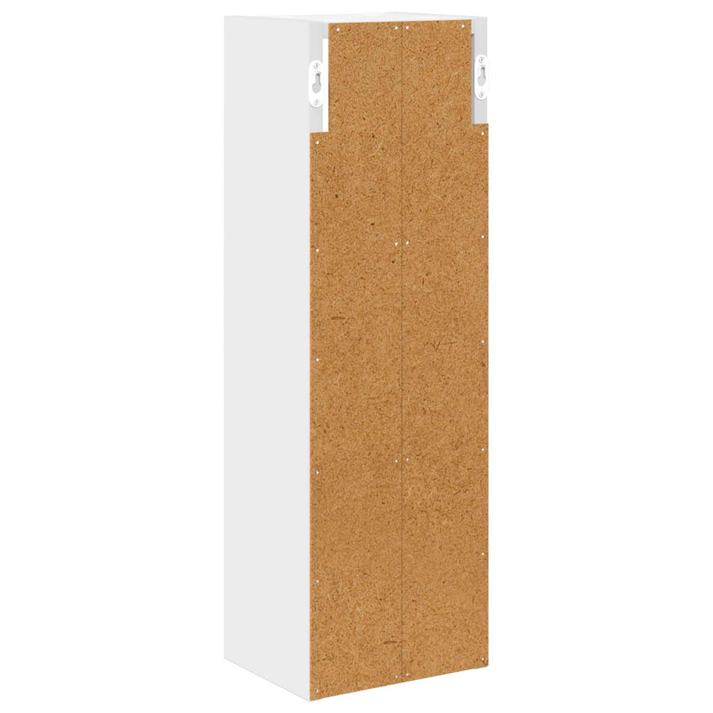 Badezimmer-Wandschrank Weiß 20 x 16 x 62,5 cm Holzwerkstoff