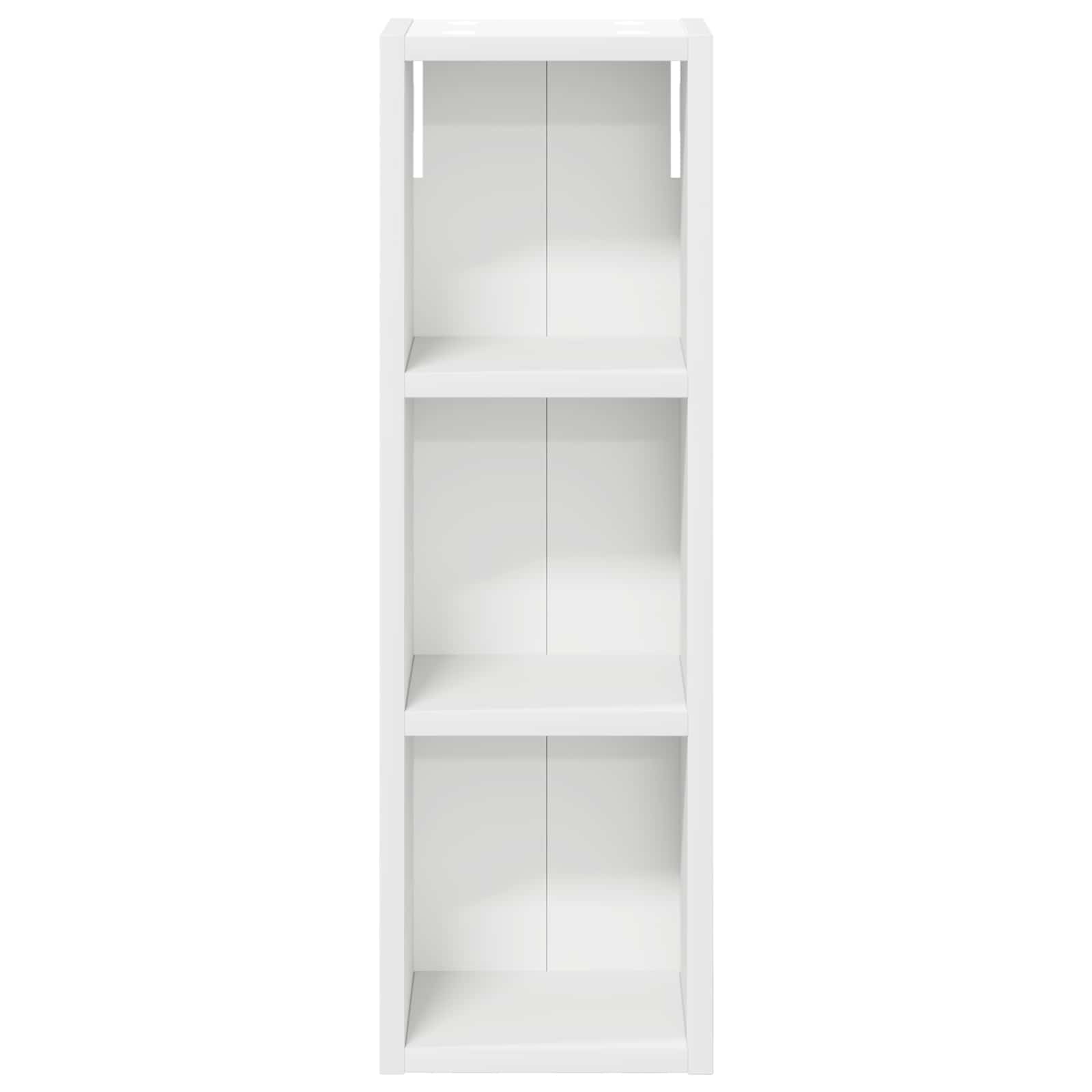 Badezimmer-Wandschrank Weiß 20 x 16 x 62,5 cm Holzwerkstoff