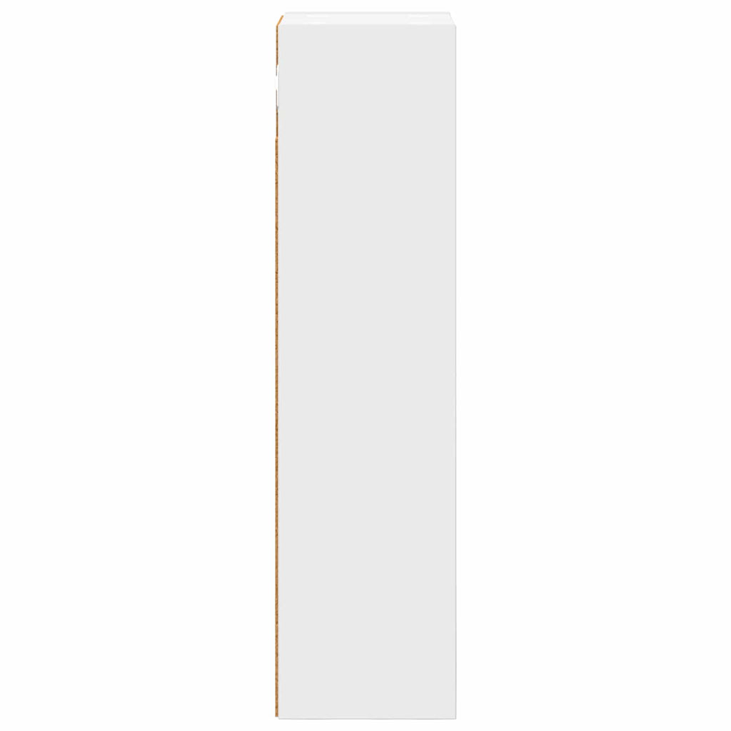 Badezimmer-Wandschrank Weiß 20 x 16 x 62,5 cm Holzwerkstoff