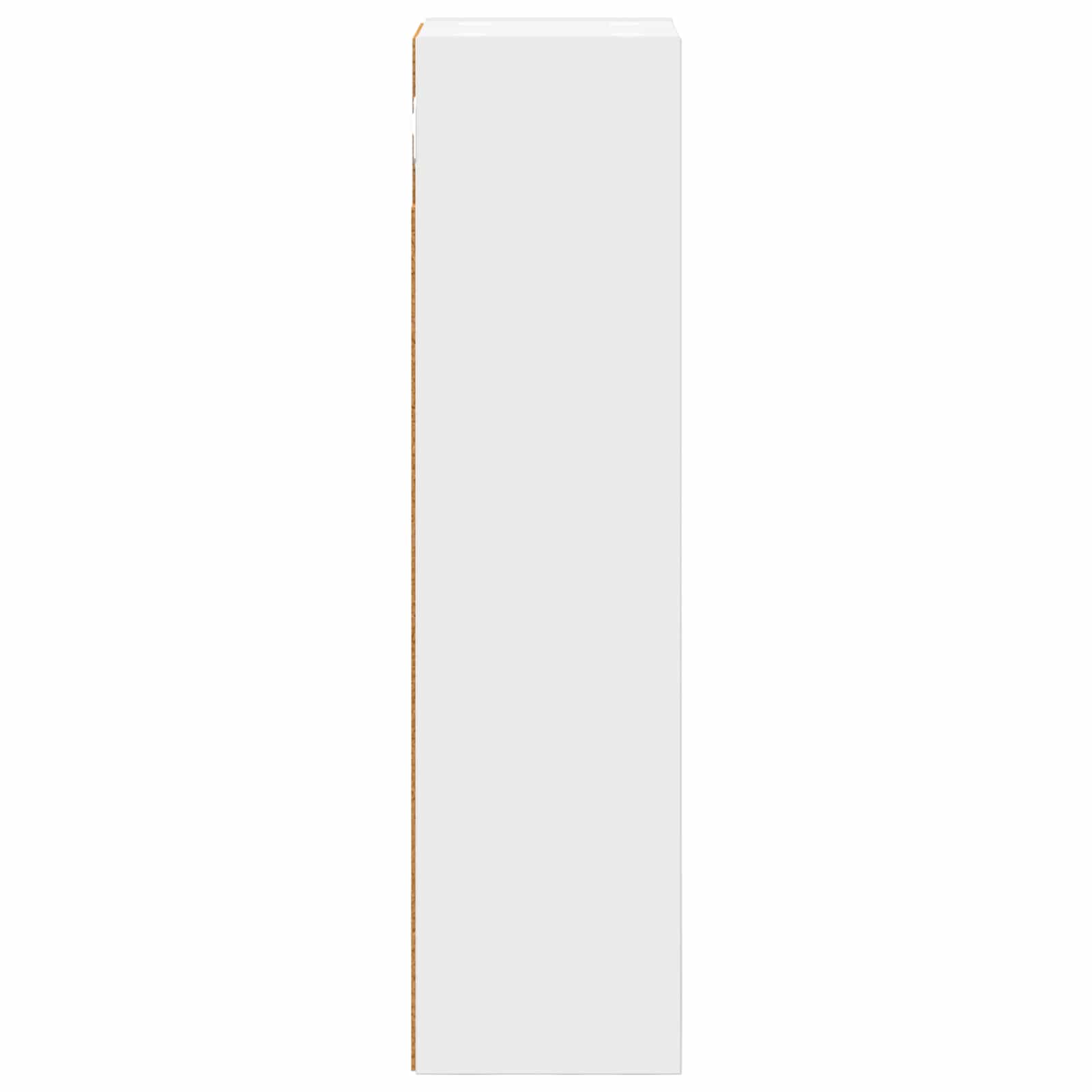 Badezimmer-Wandschrank Weiß 20 x 16 x 62,5 cm Holzwerkstoff