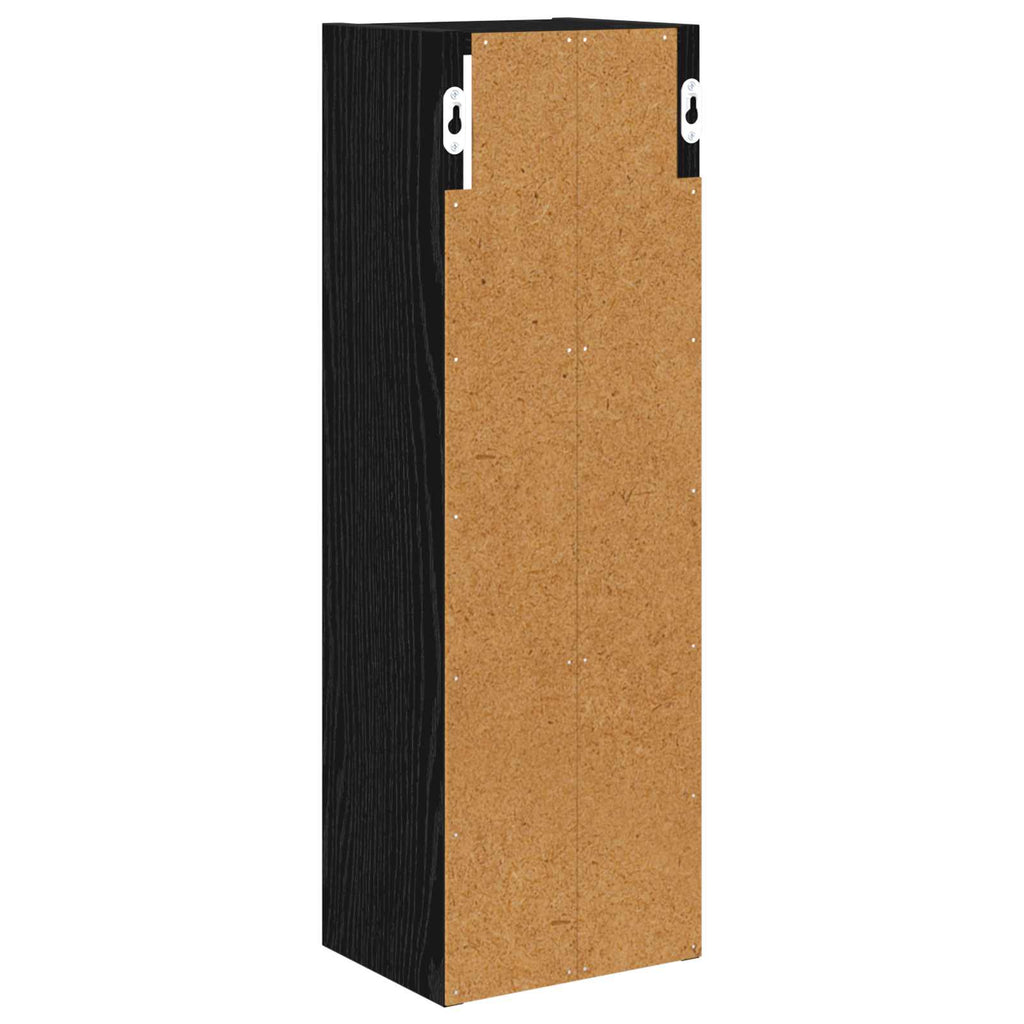 Badezimmer-Wandschrank Schwarze Eiche 20 x 16 x 62,5 cm